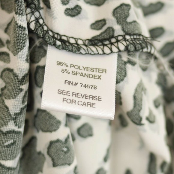 CACHE BLACK & WHITE ANIMAL PRINT SLEEVELESS DRESS - Picture 8 of 9